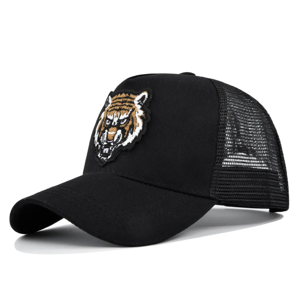 Tiger Pattern Cartoon Snapback Baseball Cap