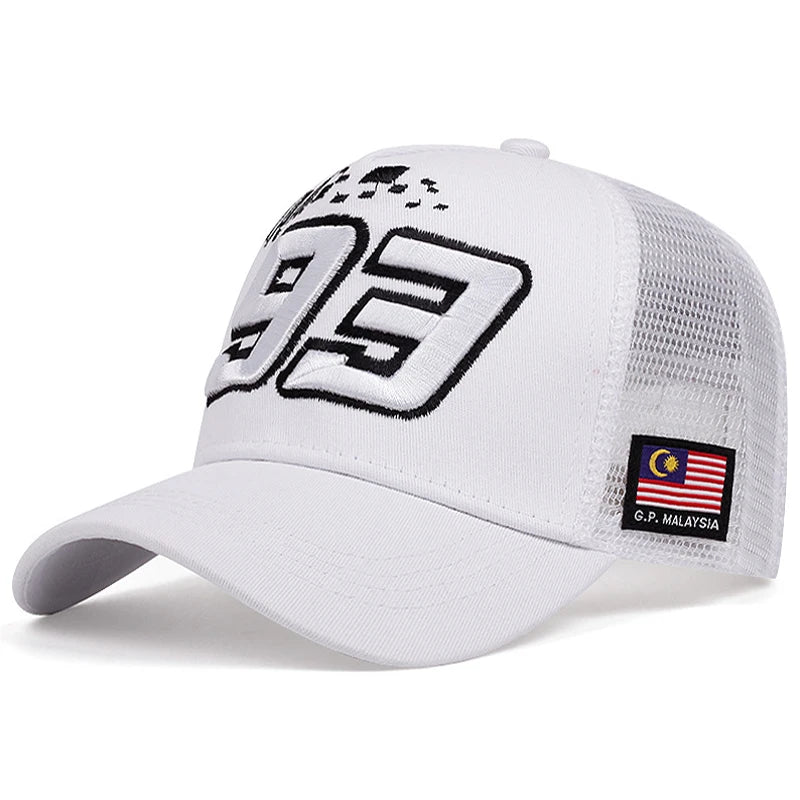 Malaysia 93 Embroidered Street Baseball Cap