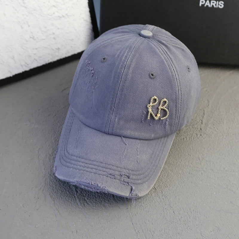 Korean Luxury Washed Baseball Cap