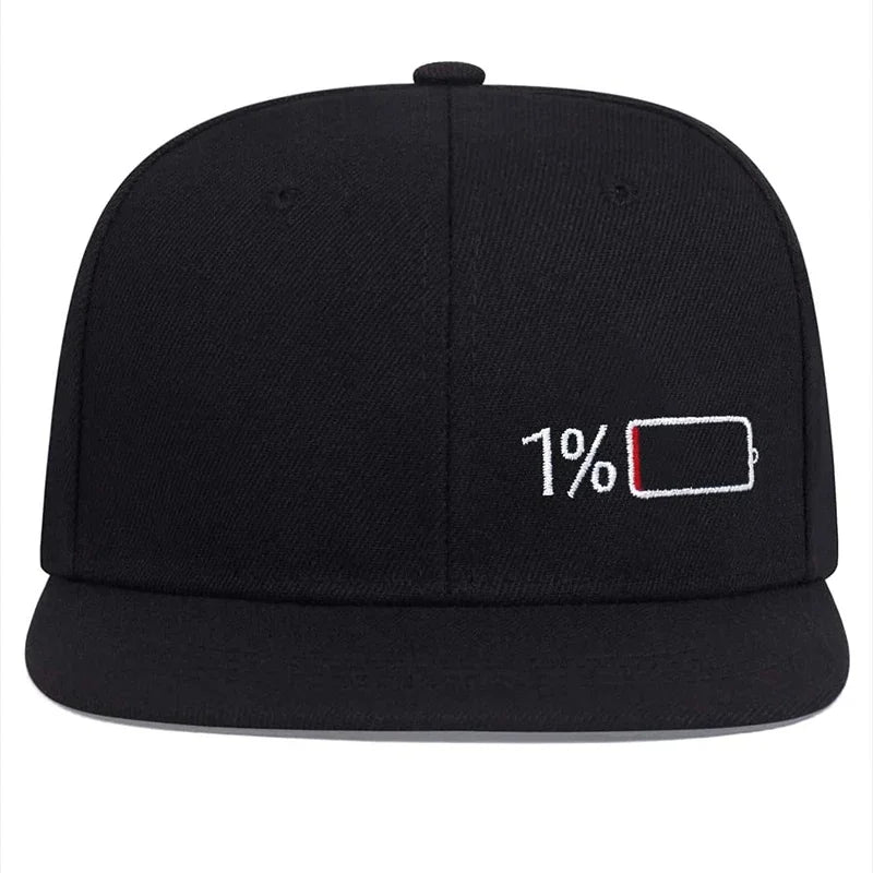 Unisex Battery Embroidery Hip-hop Hats
