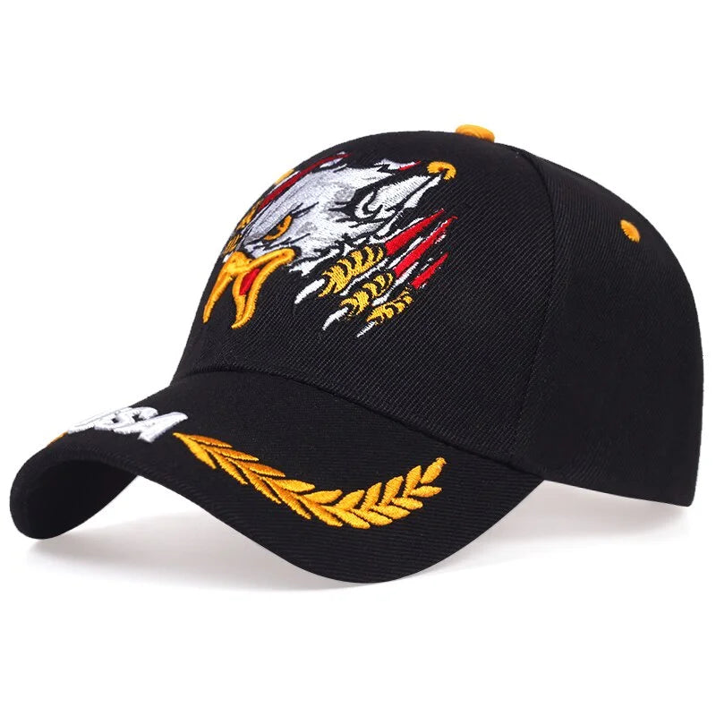 USA Eagles Embroidery Baseball Cap