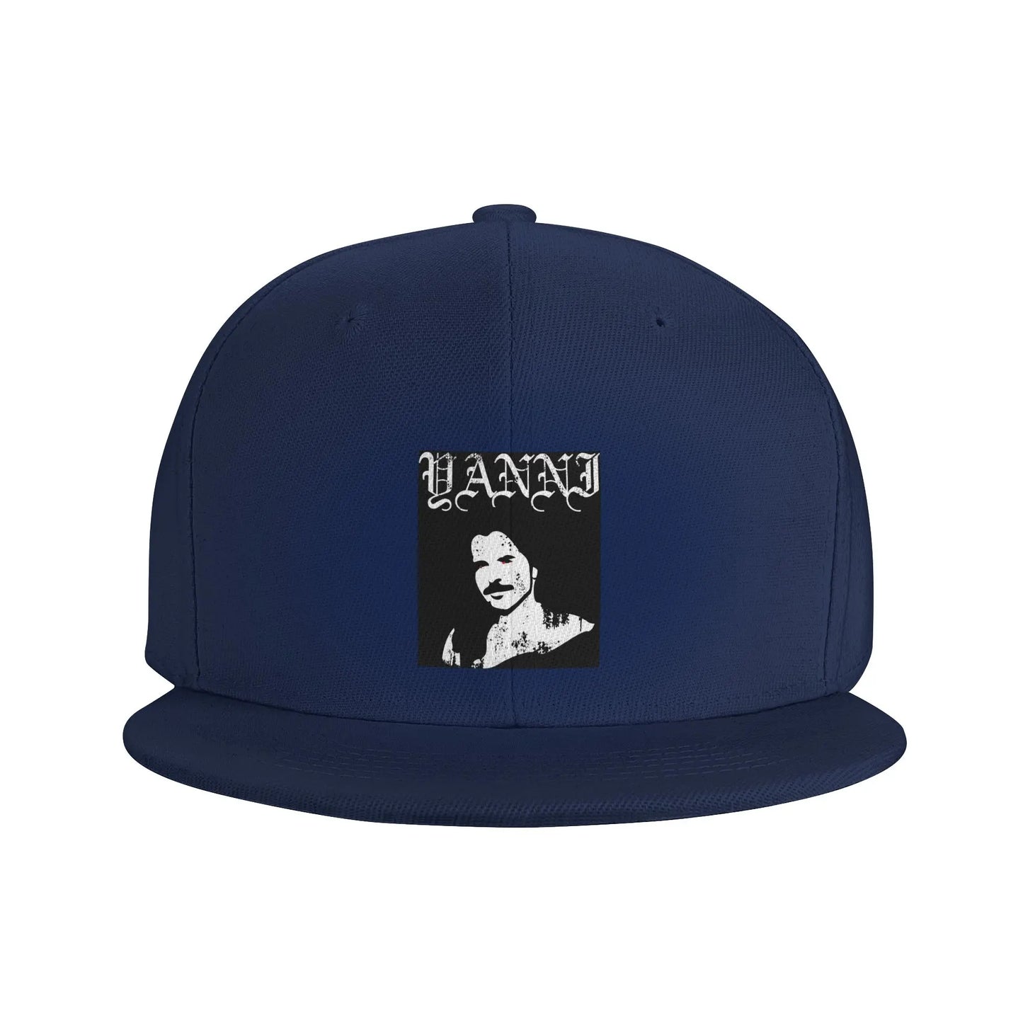 Yanni Black Metal Breathable Unisex Snapback Cap