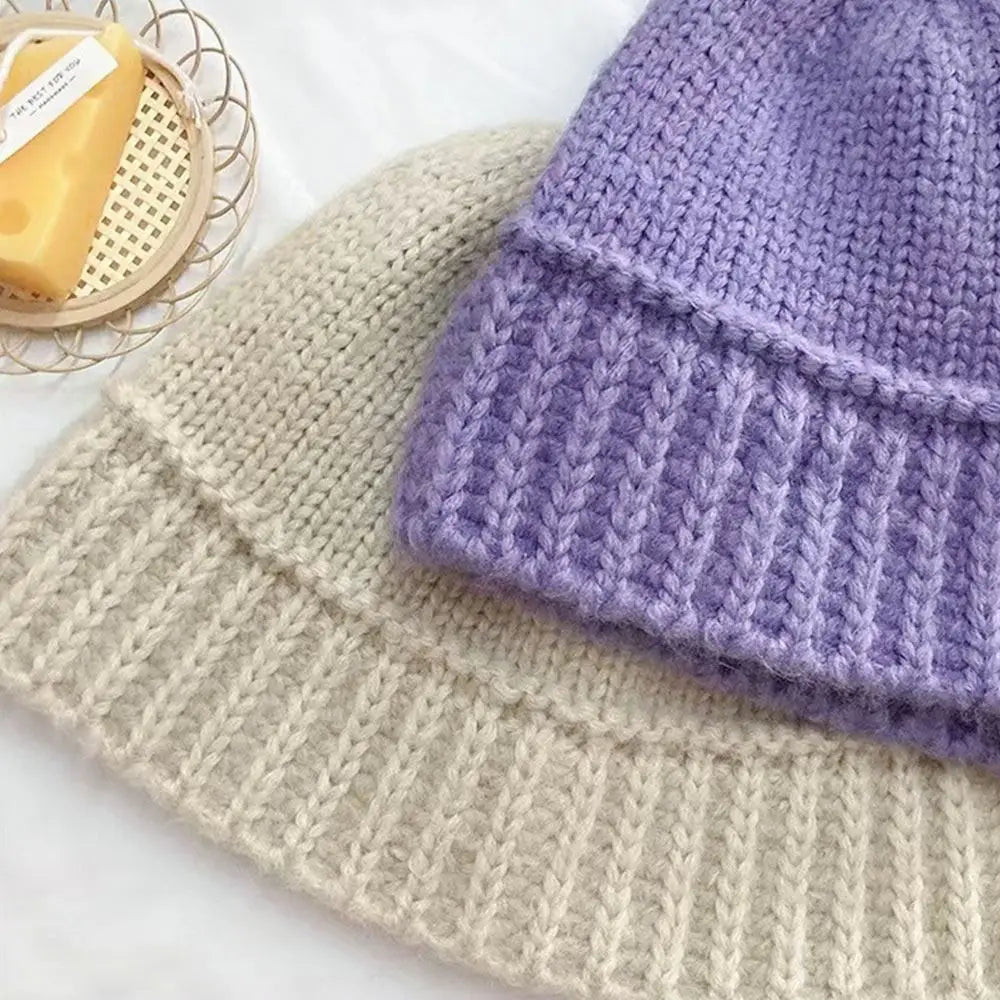 Soft Crochet Wool Fisherman Bucket Hat