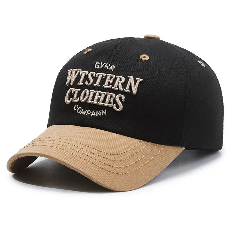 Embroidered Patch Cotton Baseball Cap