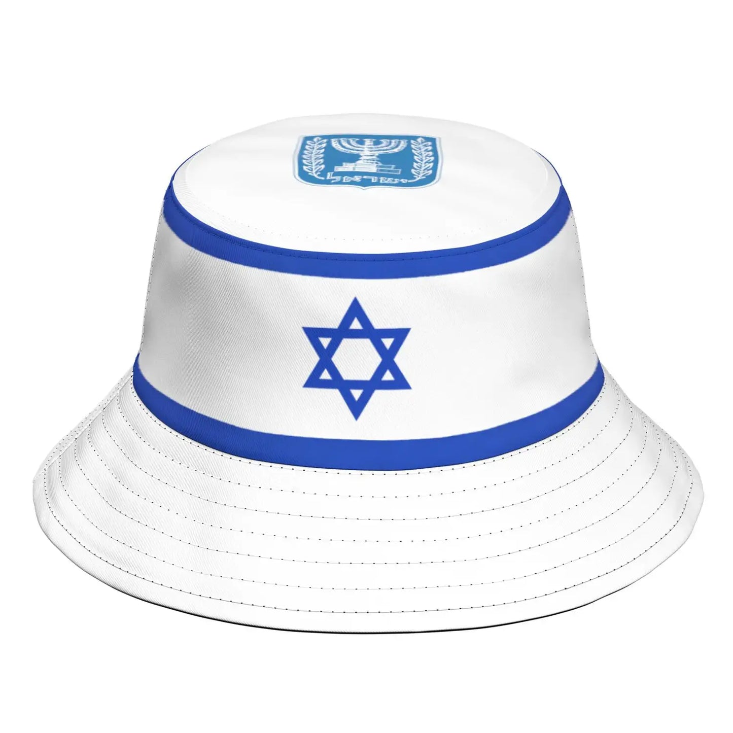 Israel Flag Custom Print Bucket Hat