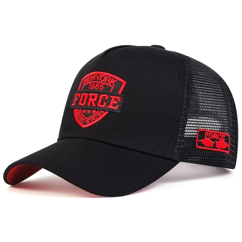 Fashion Letter Breathable Hip Hop Baseball Cap