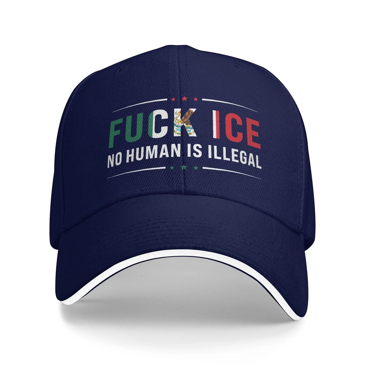 No Human Is Illegal Protest Outdoor Baseball Cap