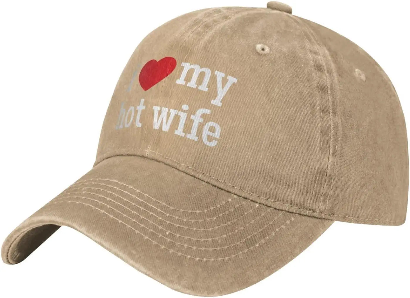 I Love My Hot Wife Graphic Baseball Cap