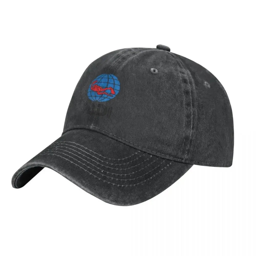 Scuba Diver PADI Washed Vintage Baseball Cap