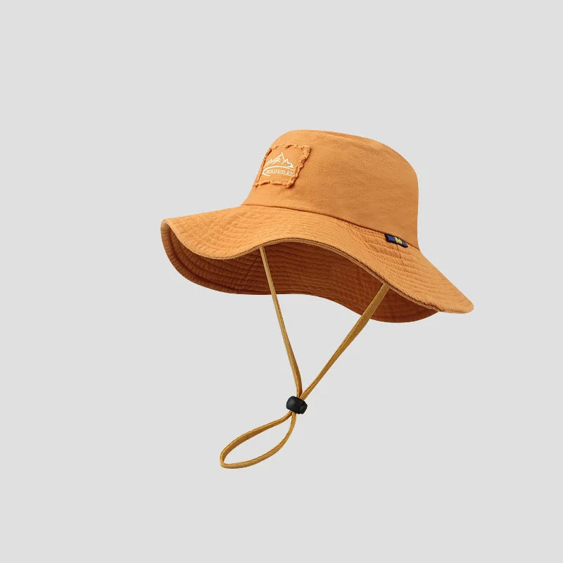 Wide Brim UV Protection Fisherman Hat Outdoor Hiking Fishing Safari Cap Unisex