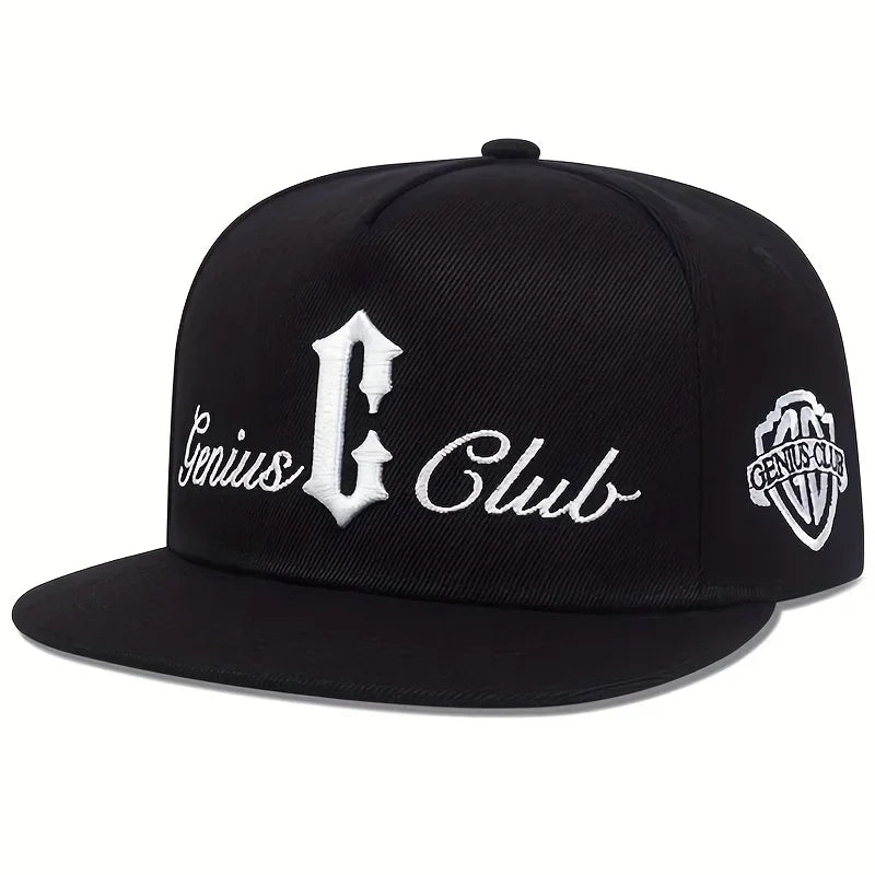Unisex C Letter Genius Club Hip Hop Snapback Cap