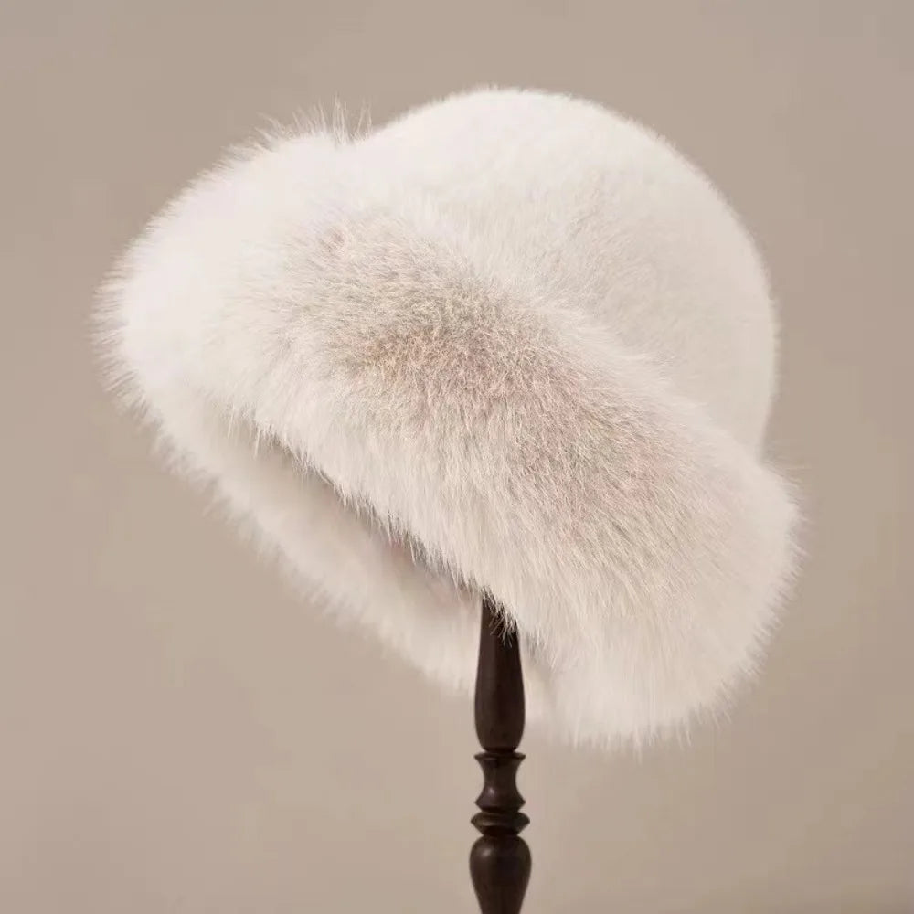 Warm Plush Winter Outdoor Bucket Hat