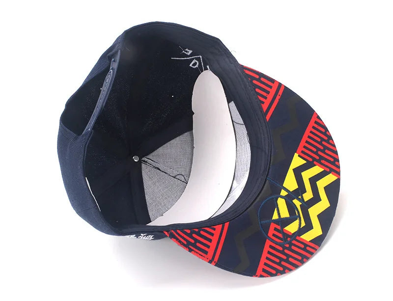 Embroidered X Snapback Hat Unisex