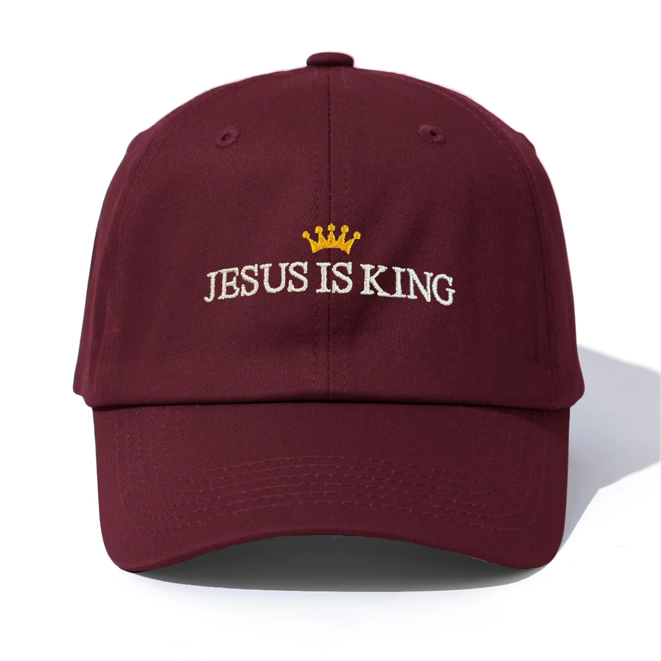 Jesus Is King Embroidery Baseball Cap