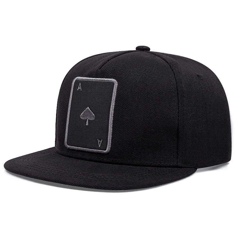 Personalized Poker Card A Flat Edge Baseball Cap