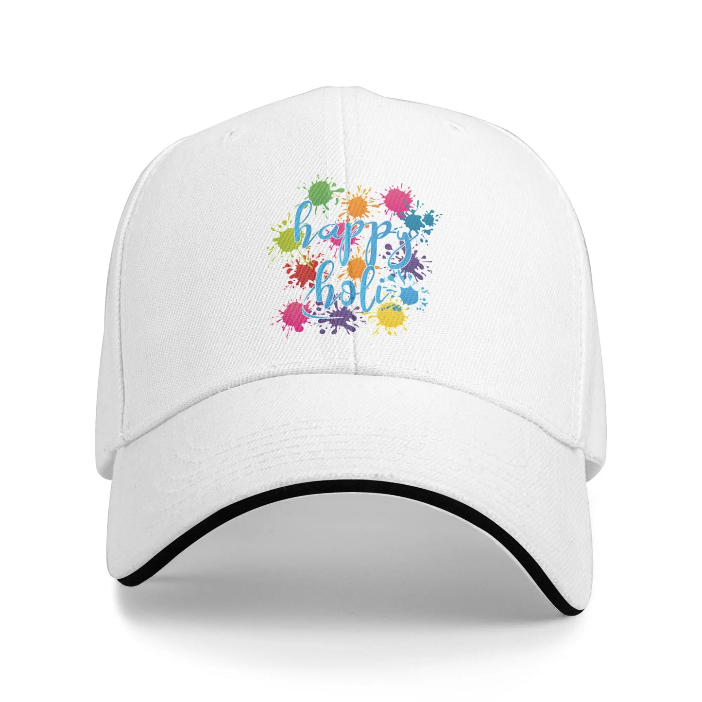Happy Holi Color Festival Custom Baseball Cap