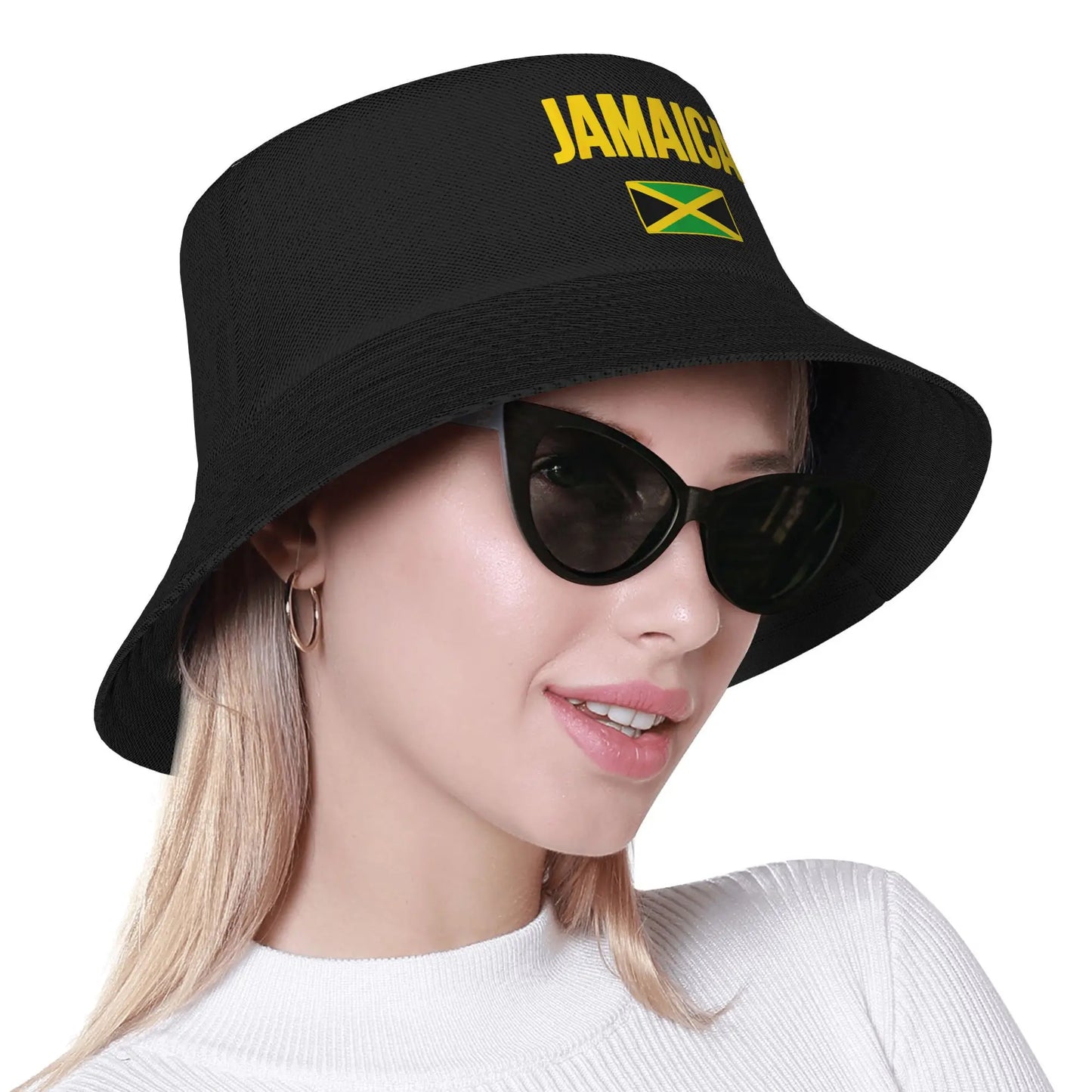 Jamaican Flag Summer Travel Bucket Hat