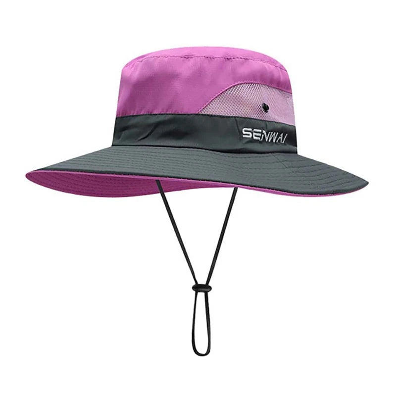 Quick-Dry Foldable Wide Brim Bucket Hat