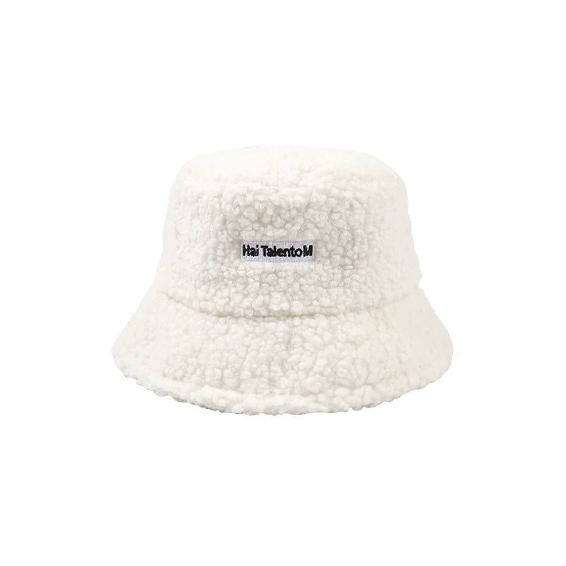 Korean Plush Winter Fisherman Bucket Hat