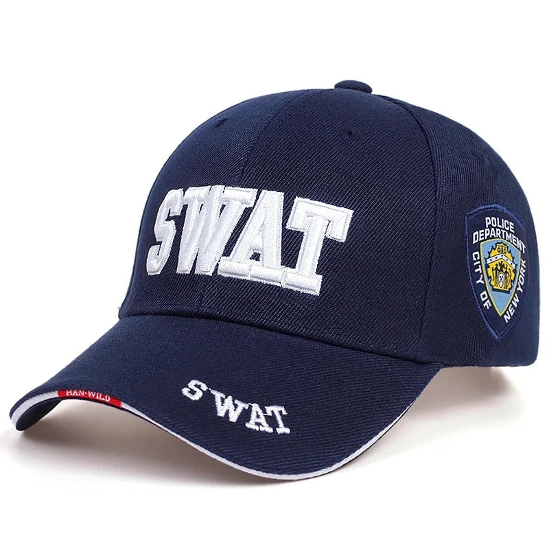 Unisex “SWAT” Embroidered Streetwear Snapback Cap
