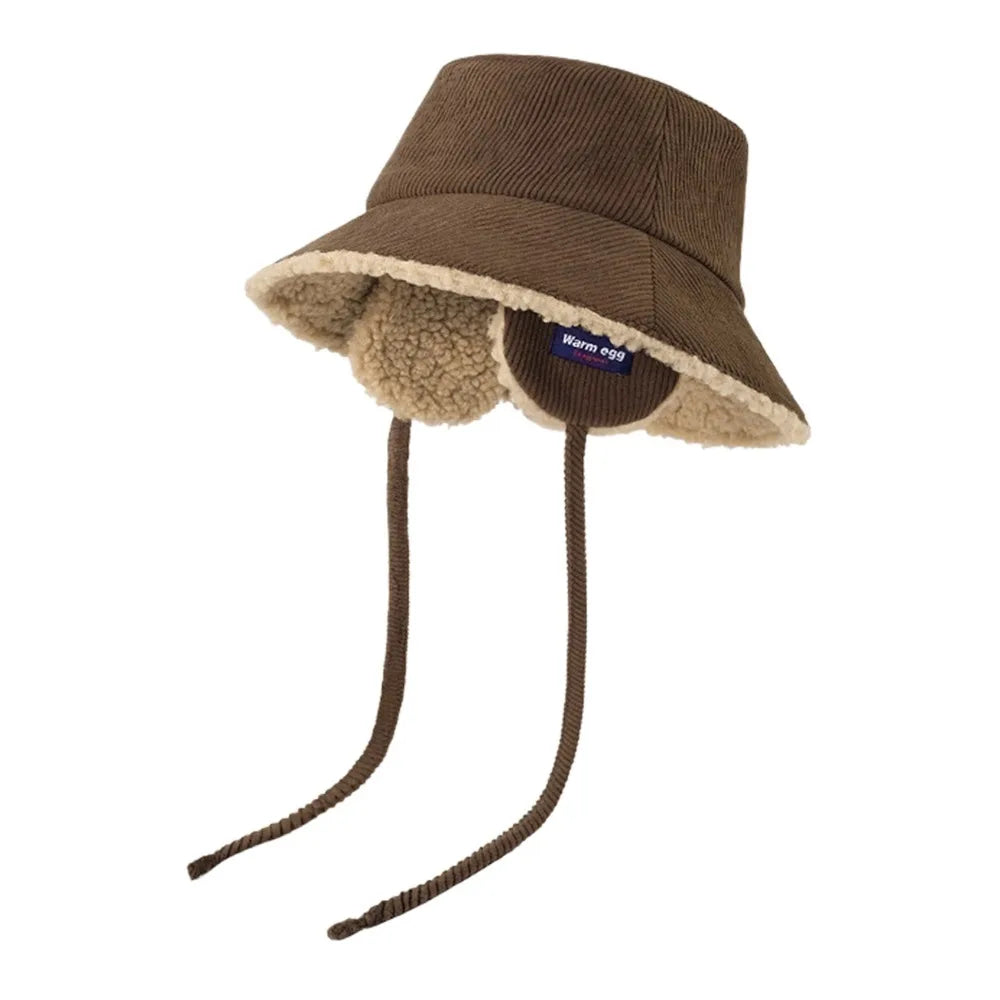 Winter Soft Plush Bucket Hat