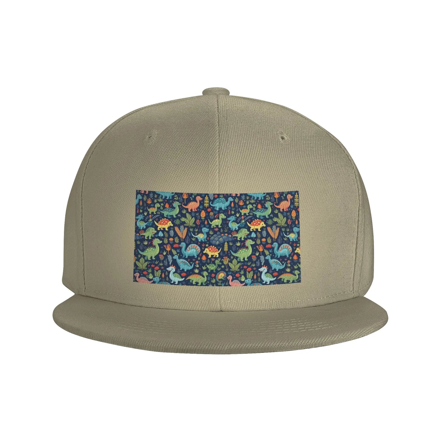 Cartoon Cute Dinosaur Pattern Snapback Cap