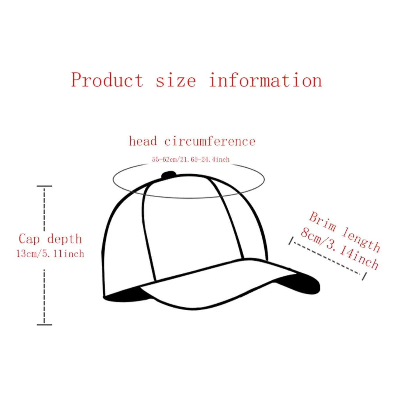 Unisex Adjustable Flat Brim Streetwear Baseball Cap