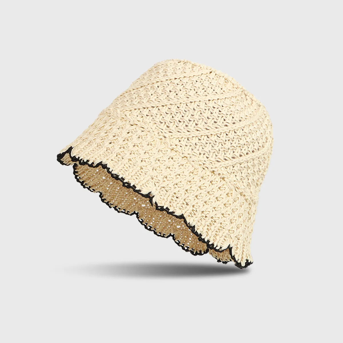 Foldable Solid Edge Sun Bucket Hat
