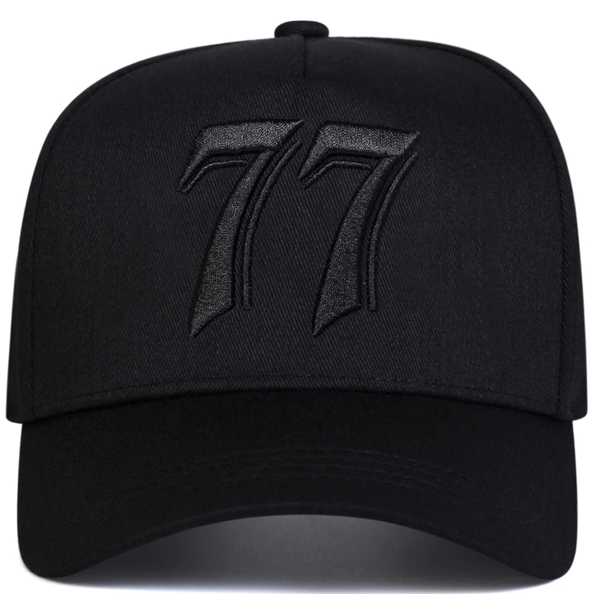 Unisex 77 Letter Embroidery Adjustable Baseball Cap