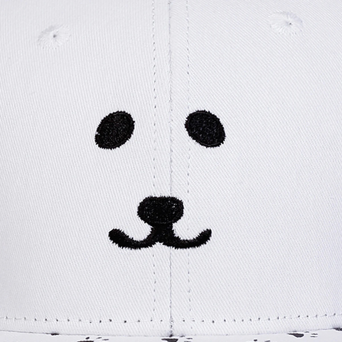 Little Bear Embroidery Outdoor Snapback Cap