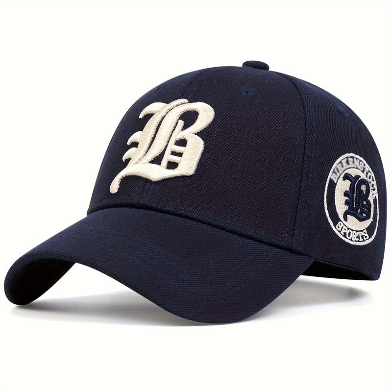Unisex Gothic FLB Letter Embroidery Casual Baseball Cap