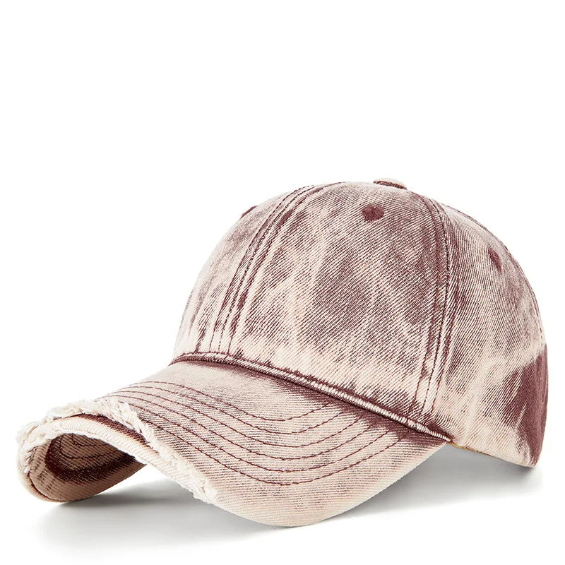 Vintage Washed Denim Hiphop Snapback Cap