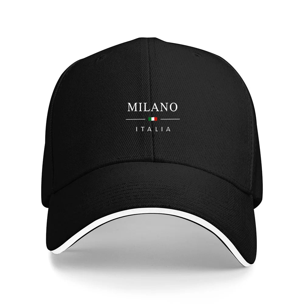 Milano Italia Minimalist Polyester Baseball Cap