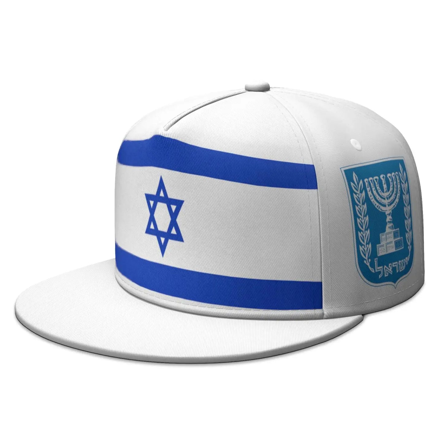 Israel Flag Custom Name Snapback Cap