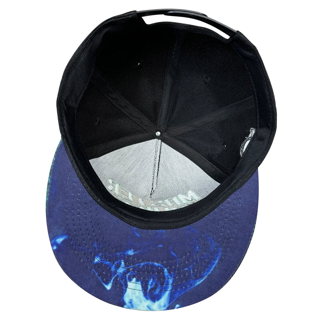 Trendy Hip-Hop Style Skull Embroidered Letter Print Baseball Cap