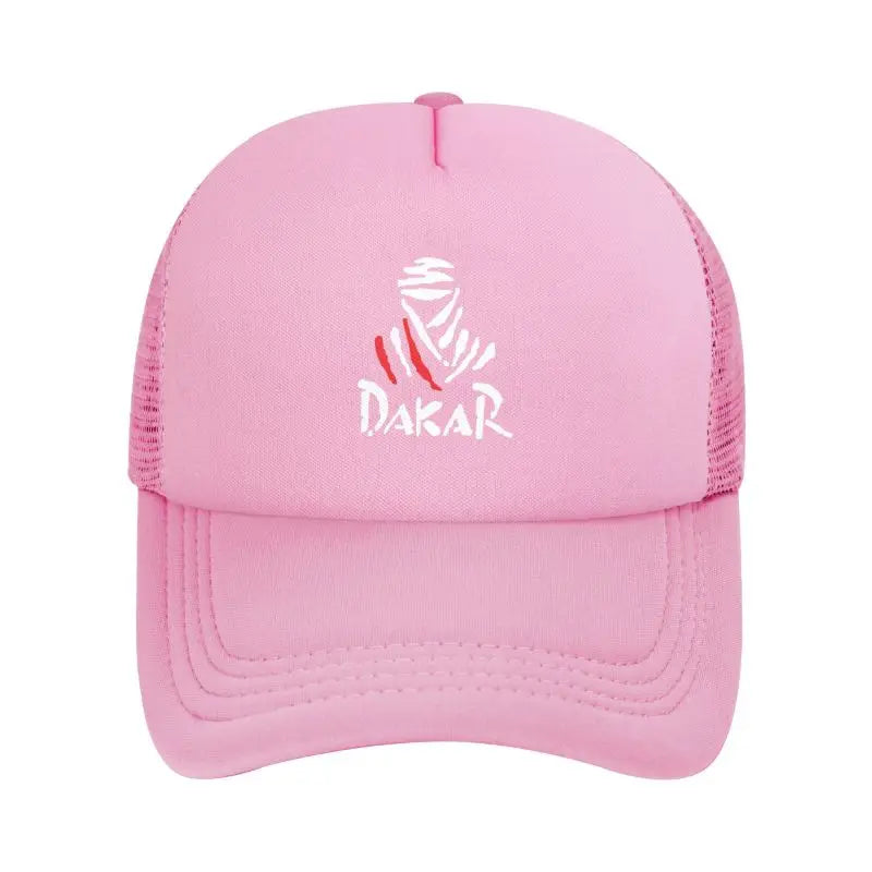 Cycling Dakar Rally Print Mesh Hip Hop Baseball Cap