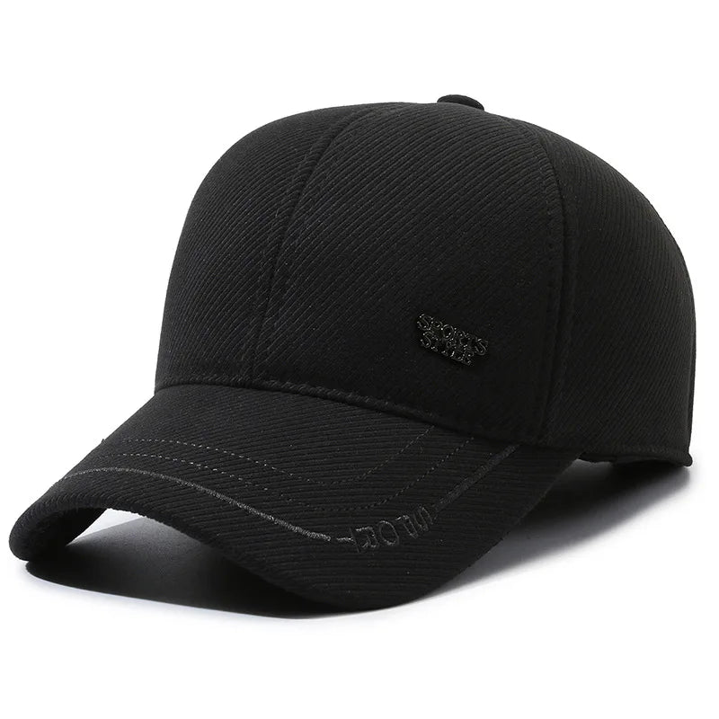 Warm Winter Earflap Baseball Cap