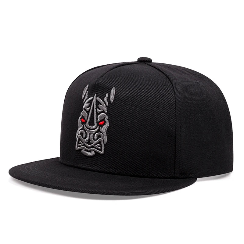 Animal Pattern Embroidery Snapback Hat Unisex