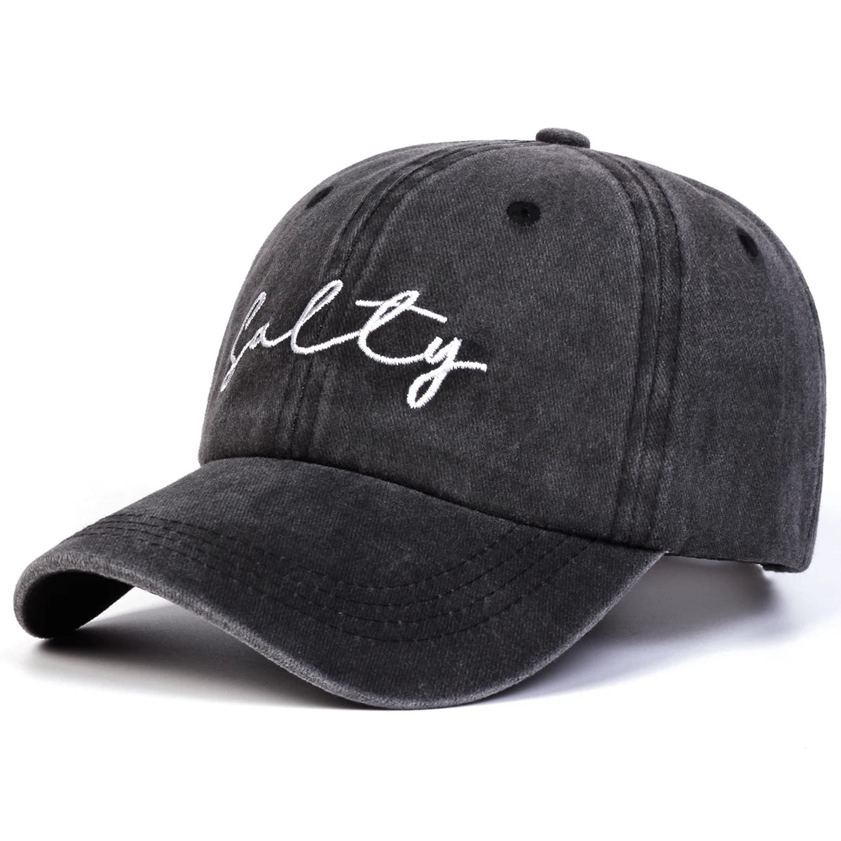 Unisex SALTY Letter Embroidery Baseball Caps