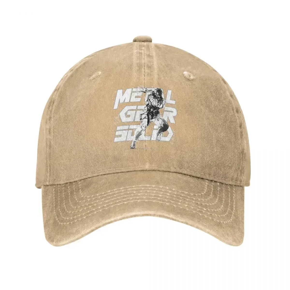 Metal Gear Solid Distressed Washed Baseball Cap