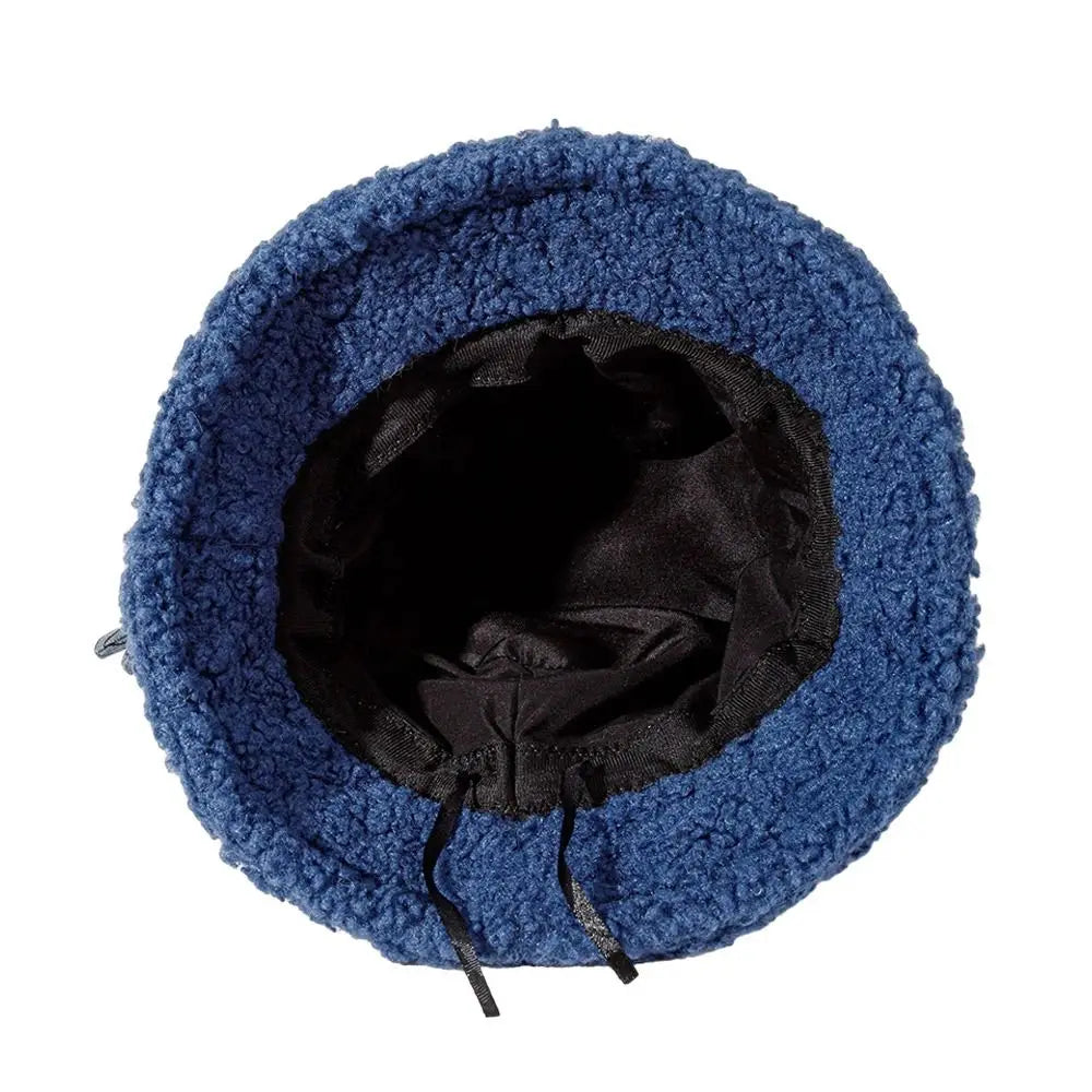 Plush Salted Fish Winter Bucket Hat