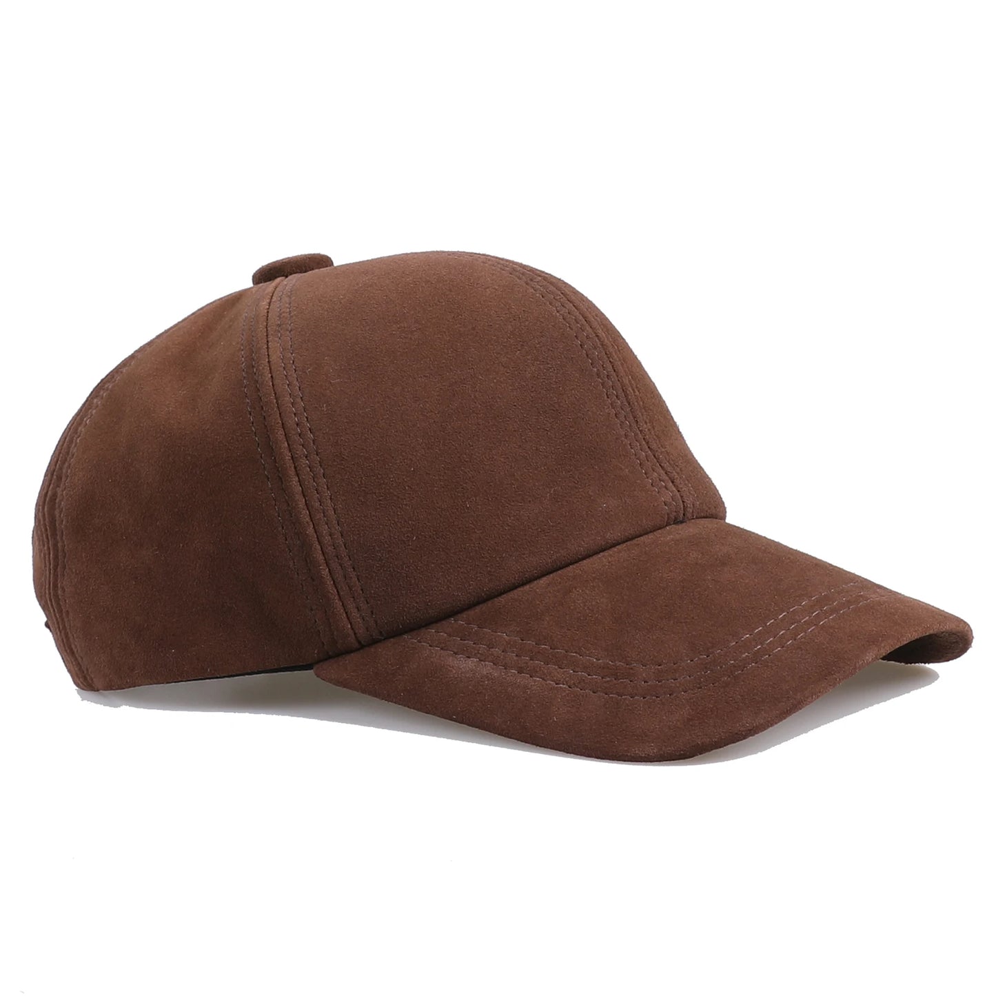 Genuine Suede Leather Adjustable Baseball Cap