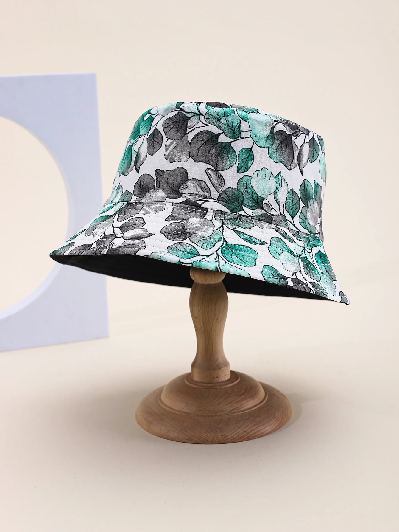 Floral Wide Brim Bucket Hat
