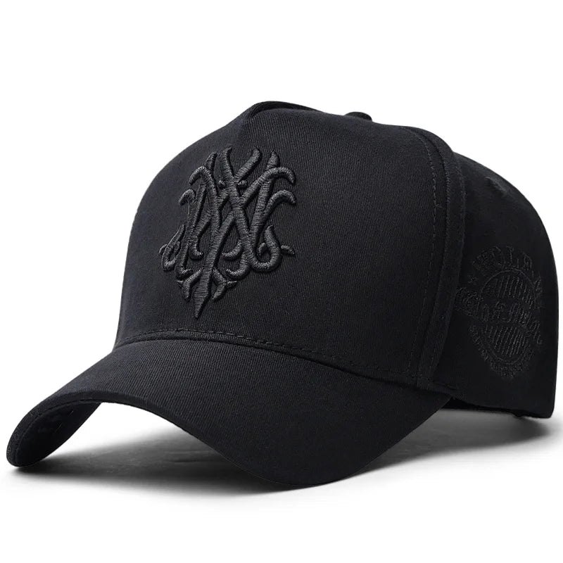 Oversize 5 Panel Cotton Baseball Cap Men Women Fishing Sun