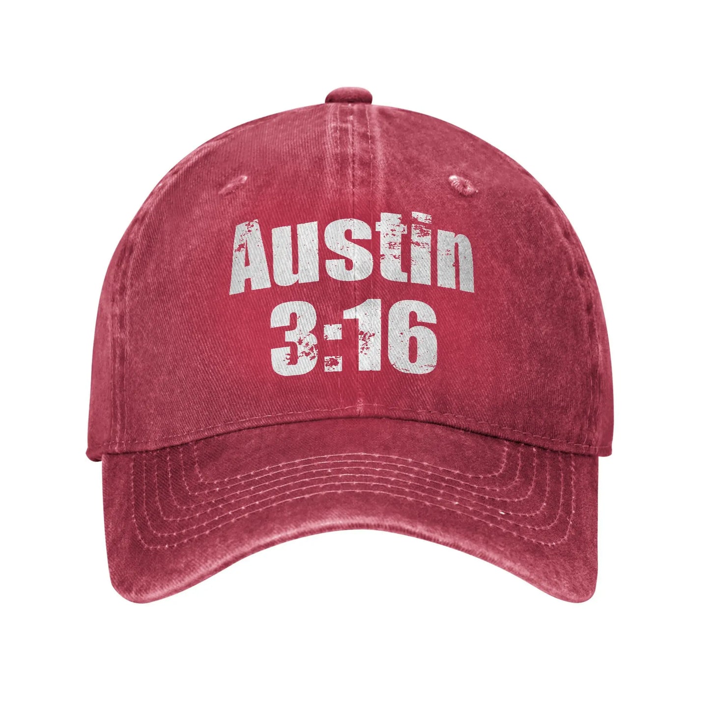 Stone Cold Steve Austin Wrestling Print Baseball Cap