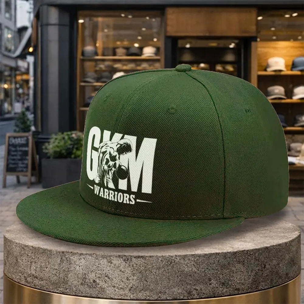 Gym Warriors Streetwear Flat Brim Snapback Cap