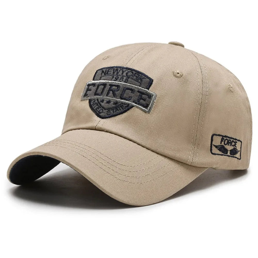 Shield Embroidered Baseball Cap
