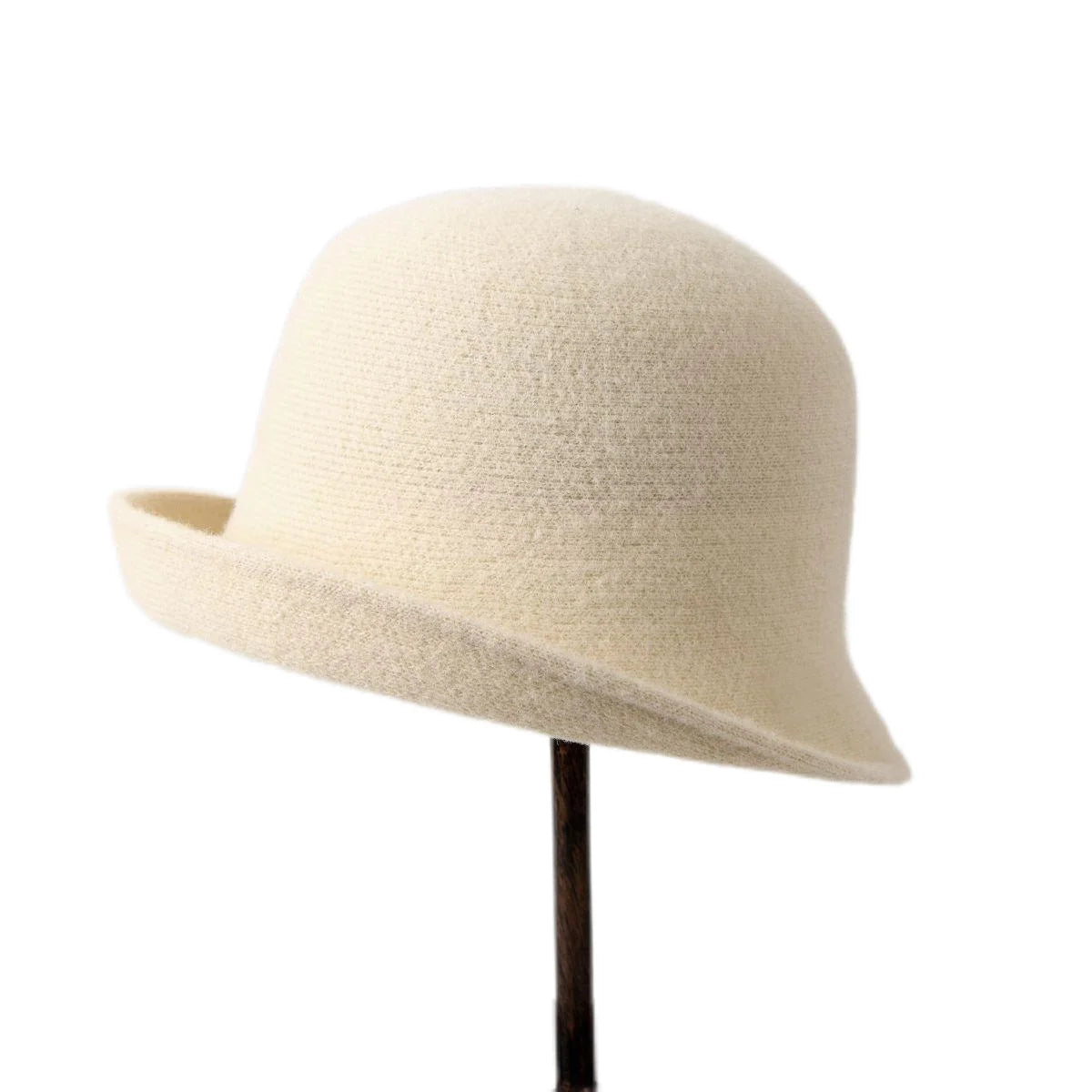 Elegant Wool Cashmere Winter Bucket Hat