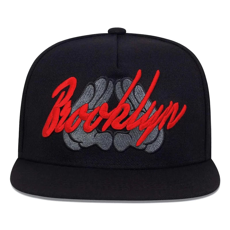 Brooklyn Embroidery Snapback Baseball Cap