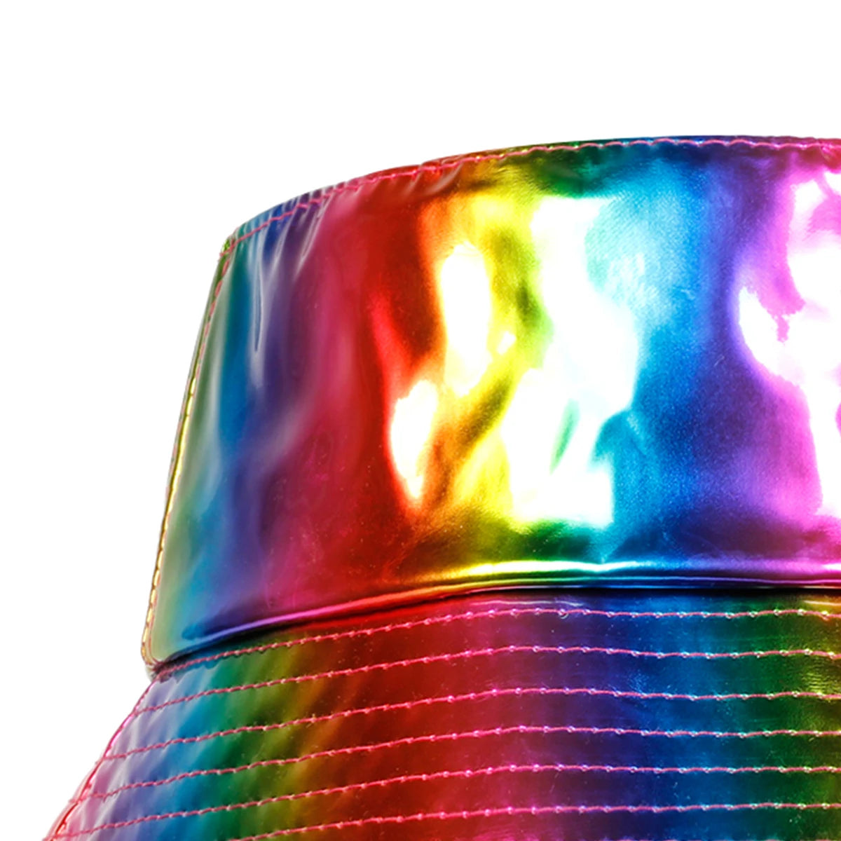 PVC Colorful Personality Bucket Hat